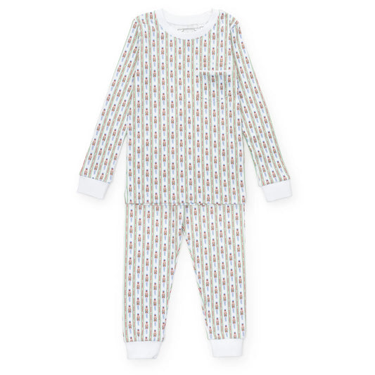Bradford Boys’ Pima Cotton Pajama Pant Set - Nutcracker Stripe
