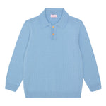 La Coqueta Dusty Blue Merino Boy Sweater