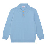 La Coqueta Dusty Blue Merino Boy Sweater