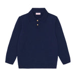 La Coqueta Navy Brio Merino Boy Sweater