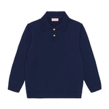La Coqueta Navy Brio Merino Boy Sweater