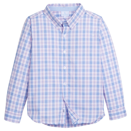 Little English Button Down Shirt - Albany Plaid