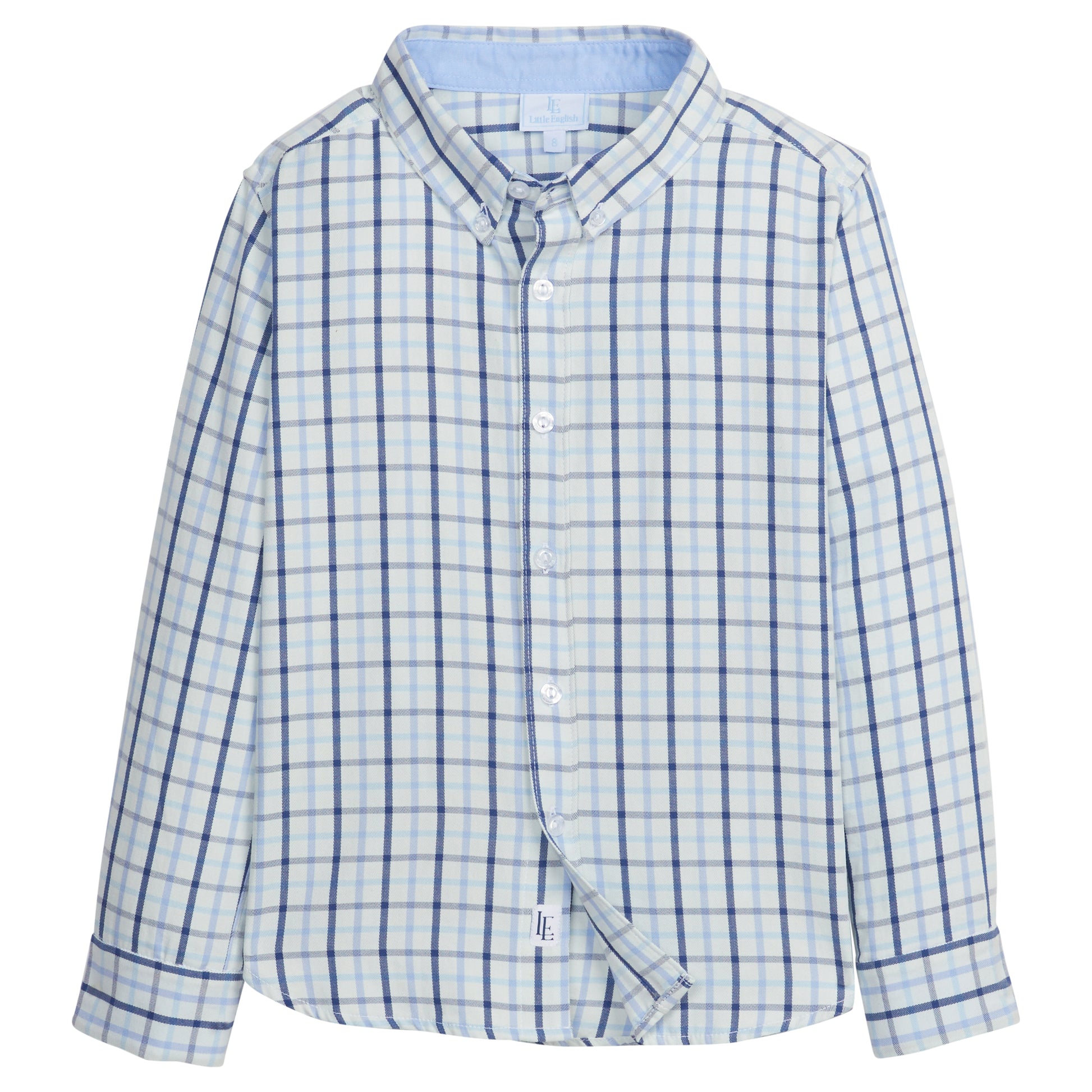 Little English Button Down Shirt - Blue Ridge Plaid