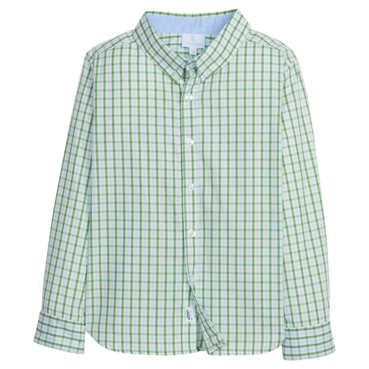 Little English Button Down Shirt - Leland Plaid