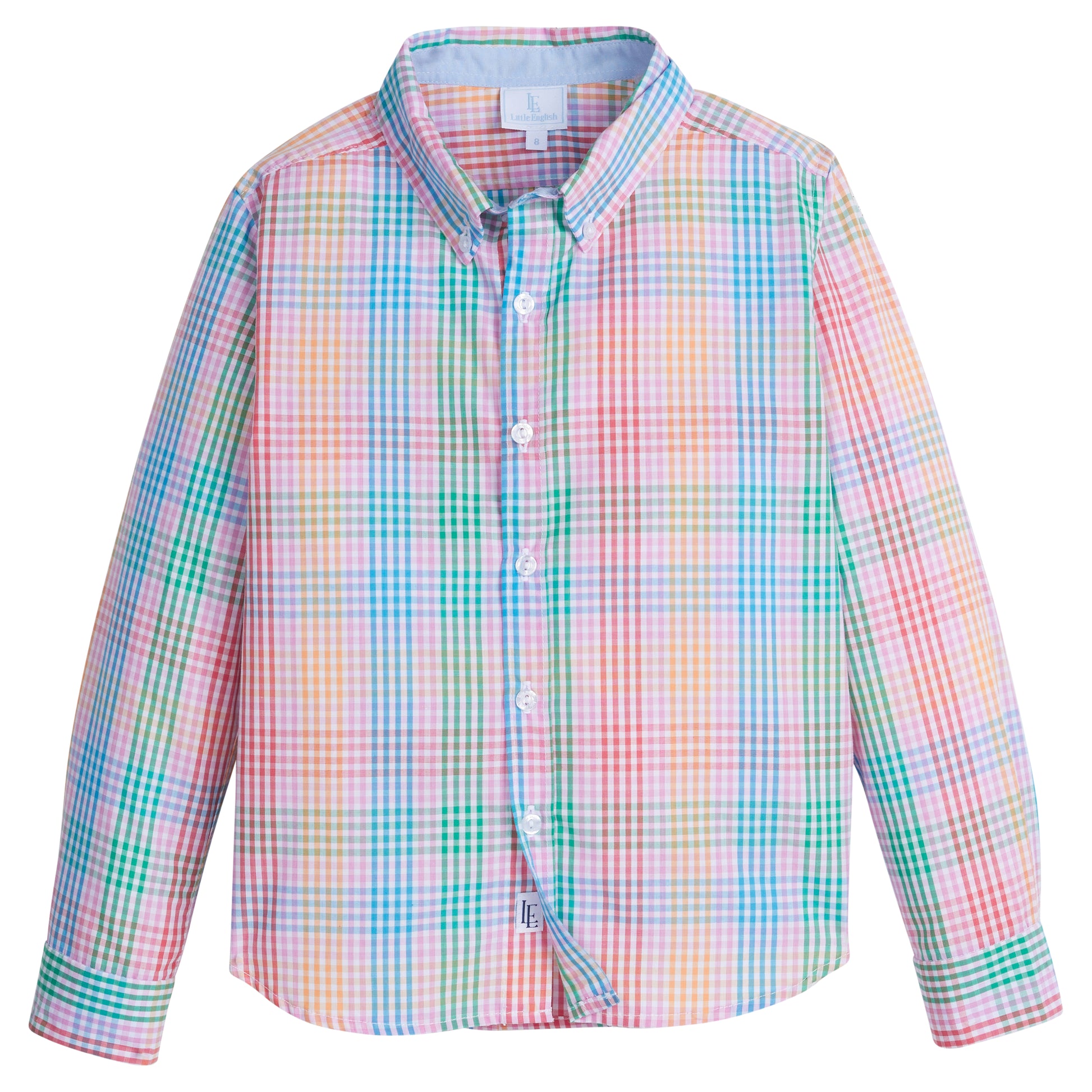 Little English Button Down Shirt - Preppy Plaid