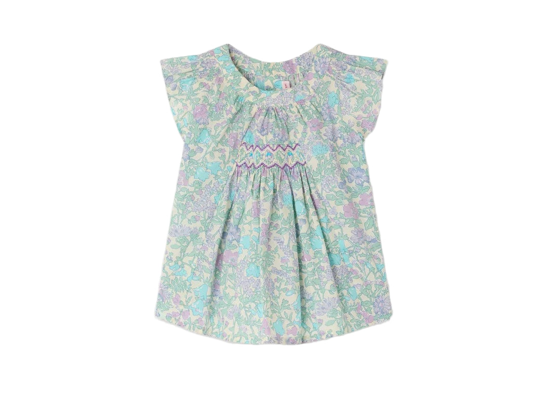 Bonpoint Lauri Liberty Blouse- Light Parma