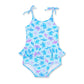 Florence Eiseman Turtle Print Skirted Swimsuit