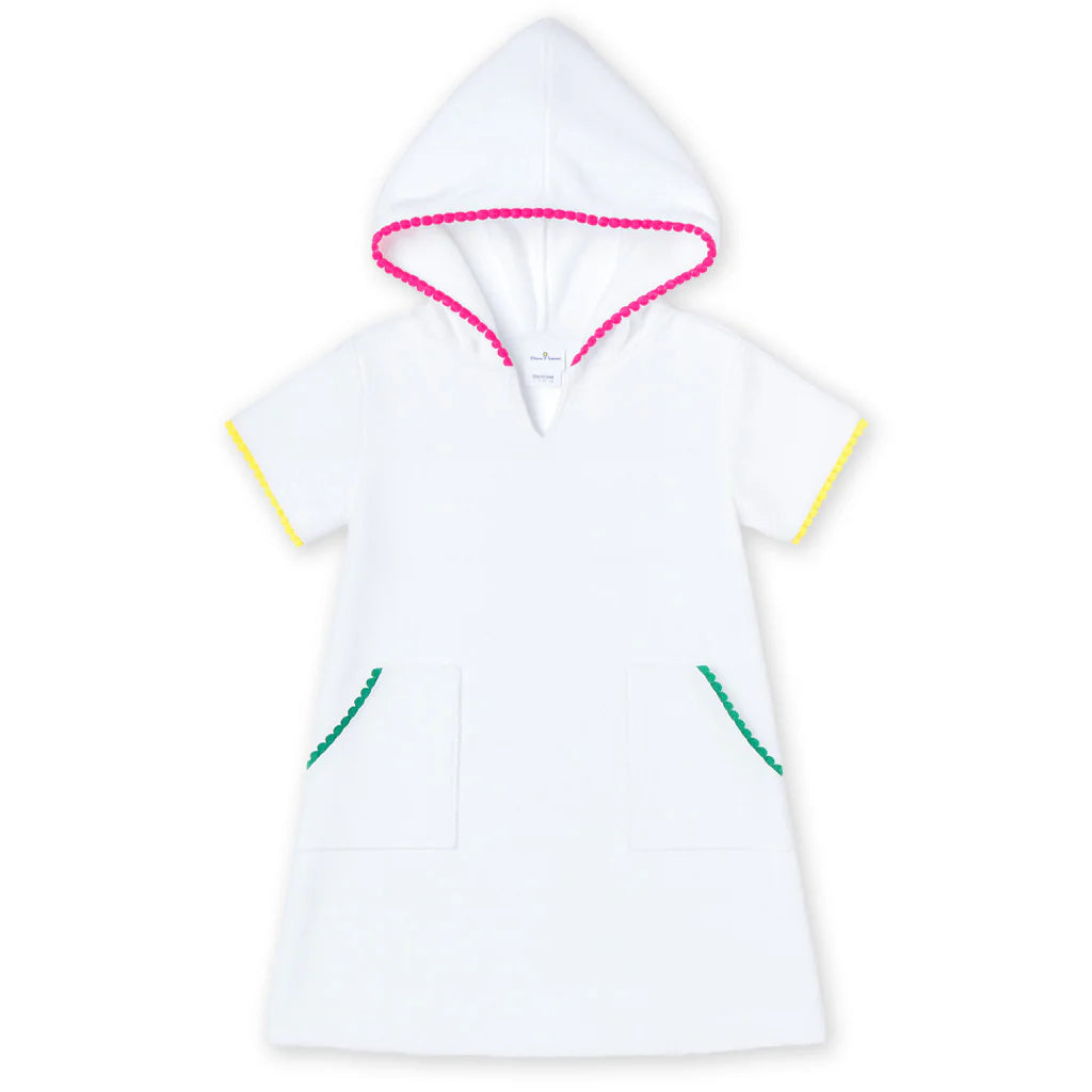 Florence Eiseman Terry Coverup With Pom Poms