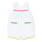 Florence Eiseman Terry Romper With Pom Poms