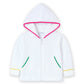 Florence Eiseman Terry Hoodie With Pom Poms