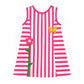 Florence Eiseman Stripe Knit Dress With Flower
