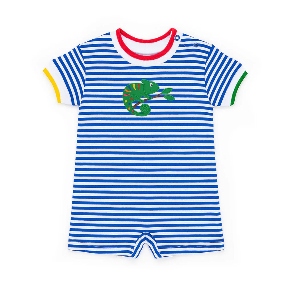 Florence Eiseman Knit Shortall With Lizard