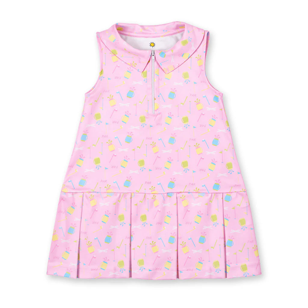 Florence Eiseman Golf Print Performance Knit Dress