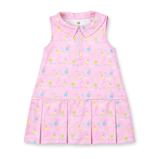 Florence Eiseman Golf Print Performance Knit Dress