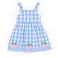 Florence Eiseman Gingham Dress With Flower Cherries