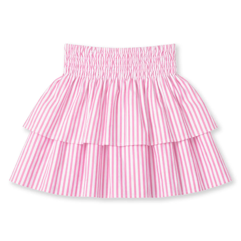 Florence Eiseman Seersucker Skirt With Ruched Waist