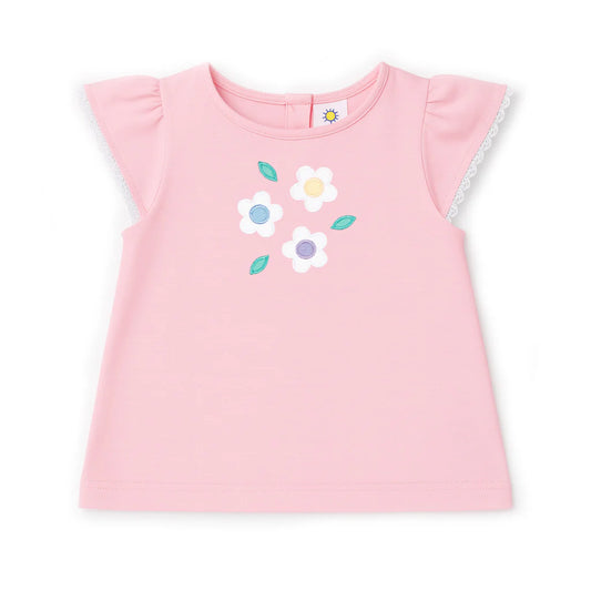 Florence Eiseman Knit Top With Flowers