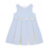 Florence Eiseman Multicolor Seersucker Pleated Dress