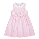 Florence Eiseman Linen-Look Dress With Flowers