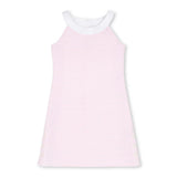 Florence Eiseman Stripe Pique Dress With Side Buttons