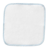 Baby Washcloth- Light Blue Gingham