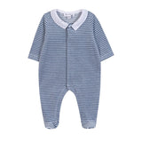 Tartine et Chocolat Blue Stripe Footie