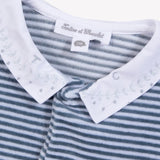 Tartine et Chocolat Blue Stripe Footie