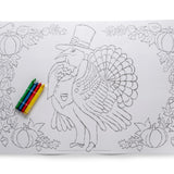 Letterpress Thanksgiving Coloring Place Mats