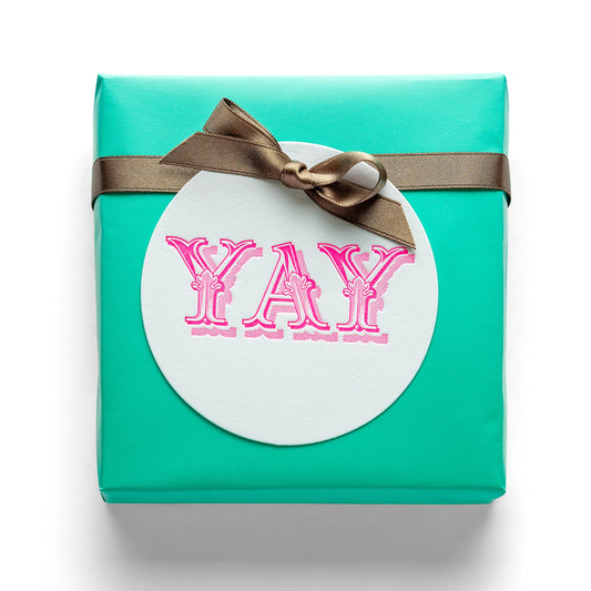 Letterpress YAY Luxe Gift Tags