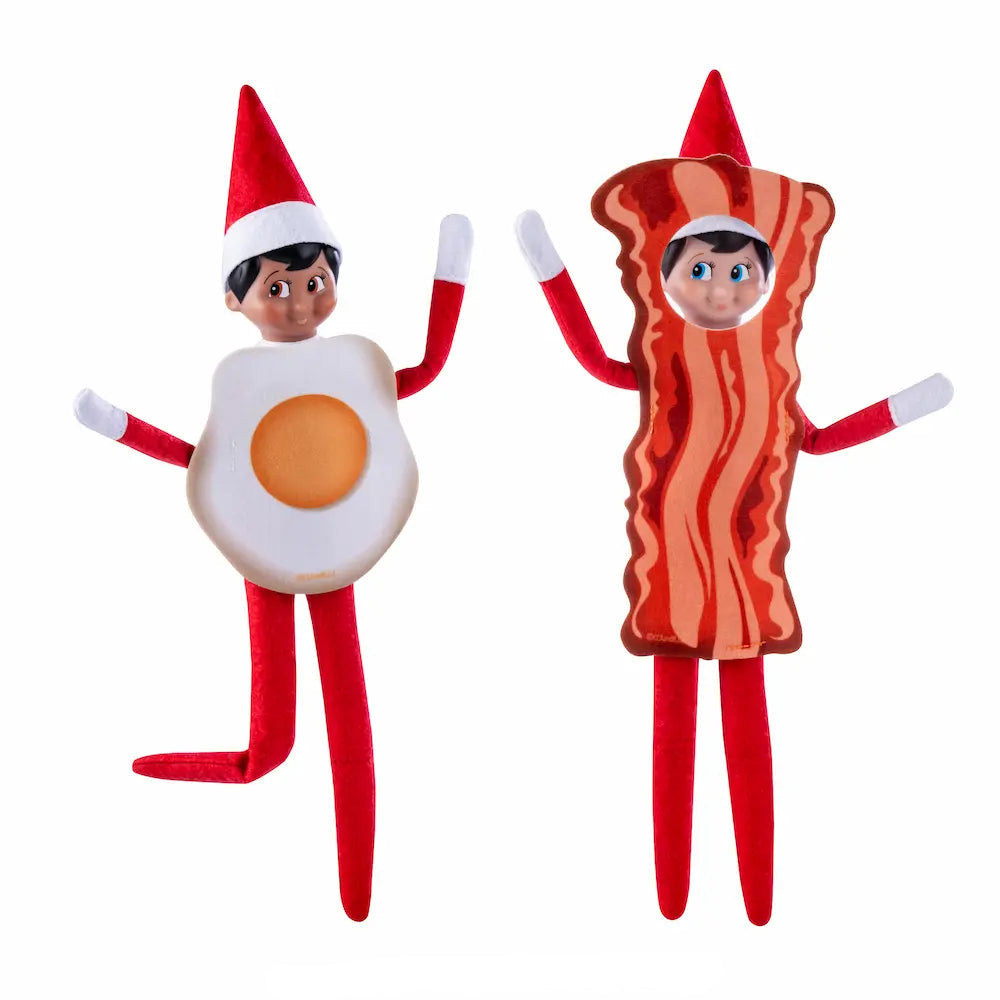 Elf on the Shelf Claus Couture Collection® Bestie Bundle Costume Set- Bacon and Eggs