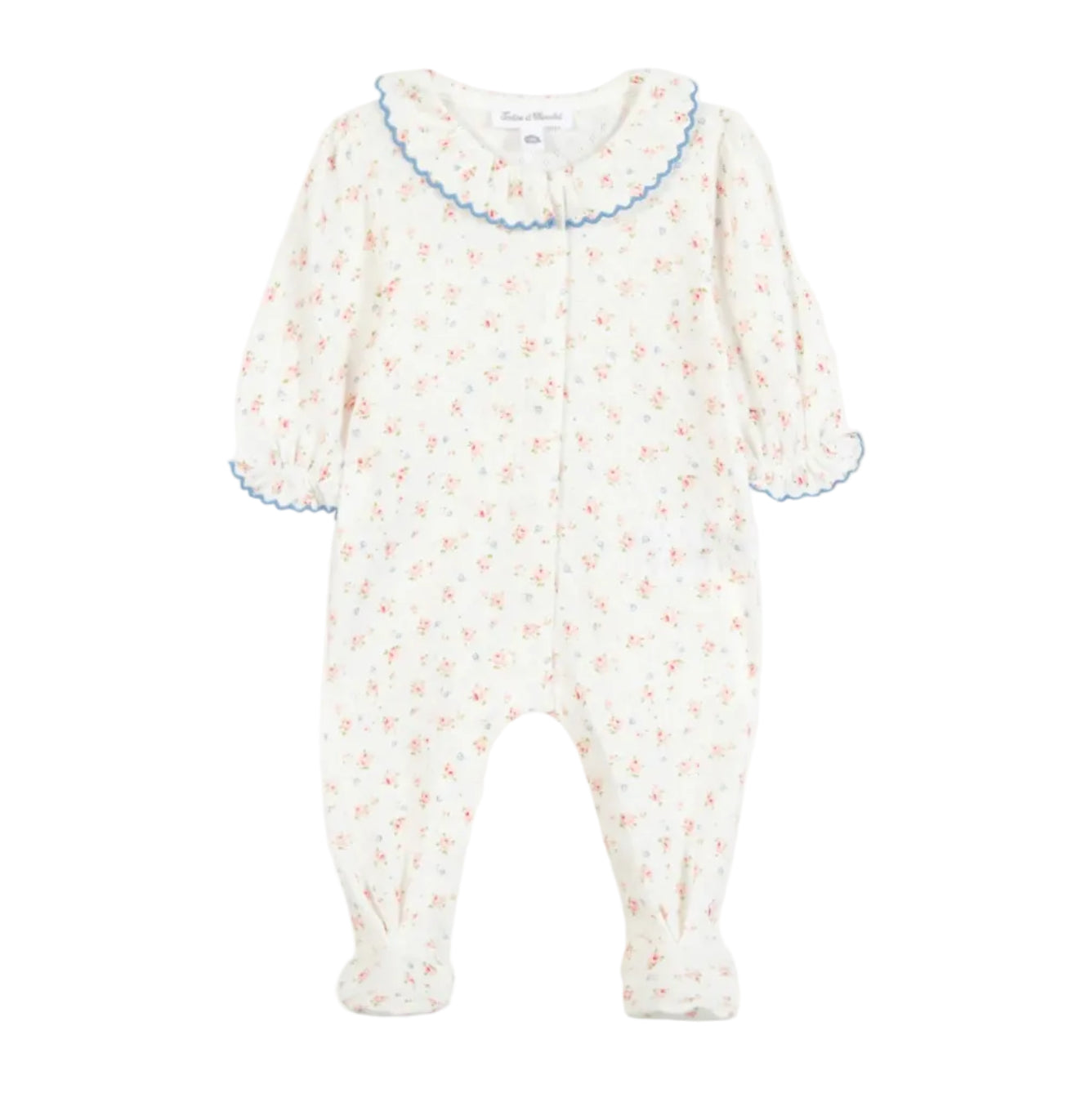 Tartine et Chocolat Floral Print Footie