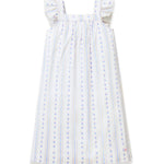 Petite Plume Cottage Stripe Twill Clara Nightgown