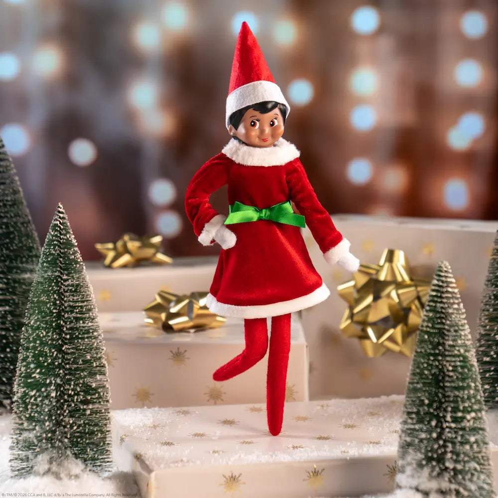 Elf on the Shelf Claus Couture Collection® Sleighing as Santa Party Dress