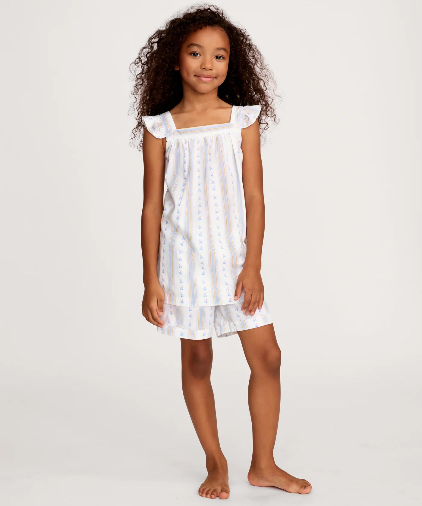 Cottage Stripe Twill Clara Short Set
