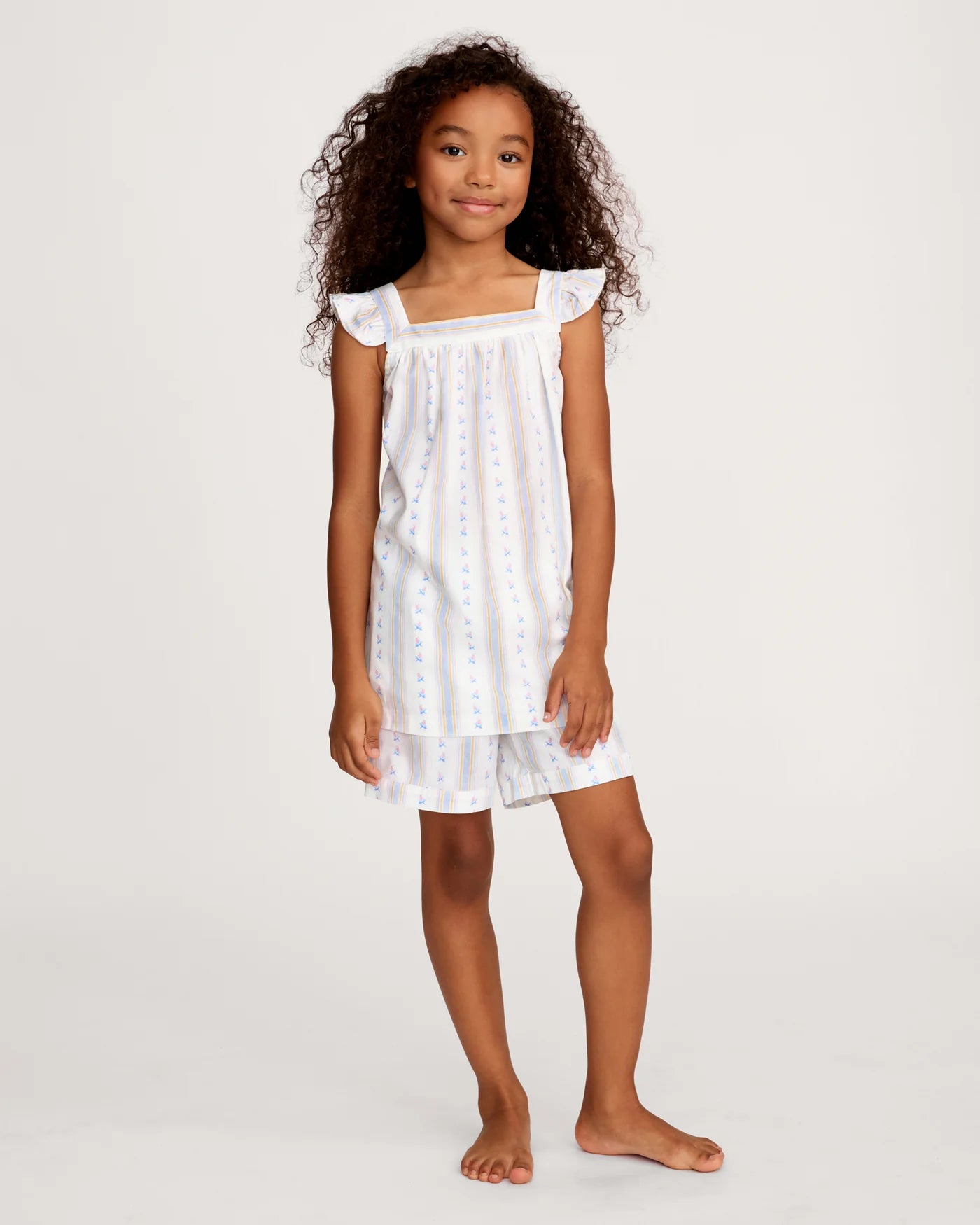 Cottage Stripe Twill Clara Short Set