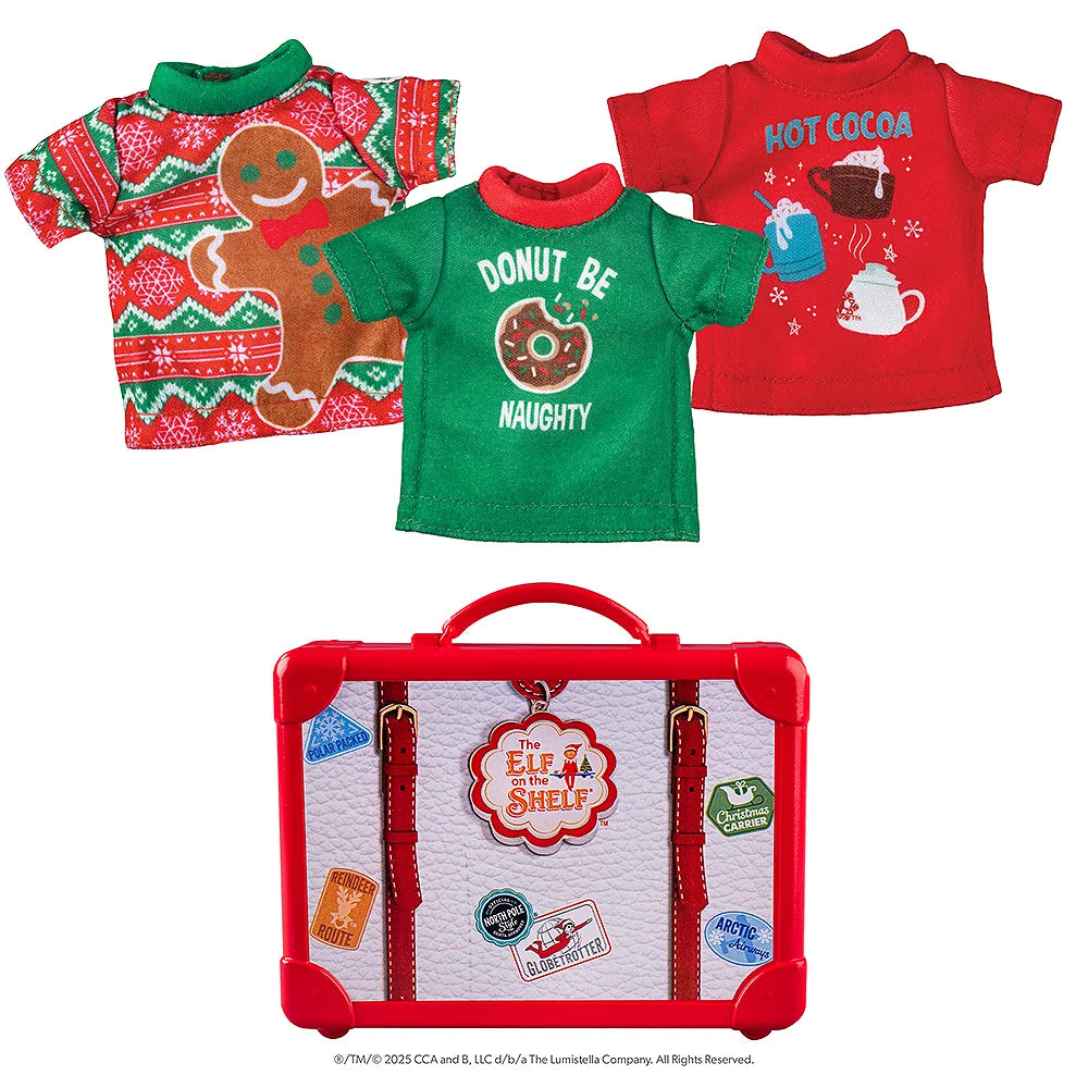 Elf on the Shelf Claus Couture Collection® Festive Fun T-Shirt Set