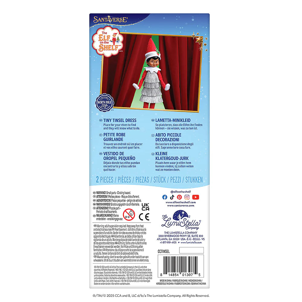 Elf on the Shelf  ideas Claus Couture Collection® Tiny Tinsel Dress