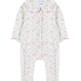 Tartine et Chocolat Ecru Floral Footie