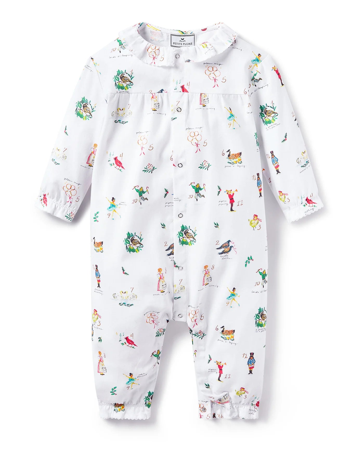 Petite Plume 12 Days of Christmas Madeline Romper