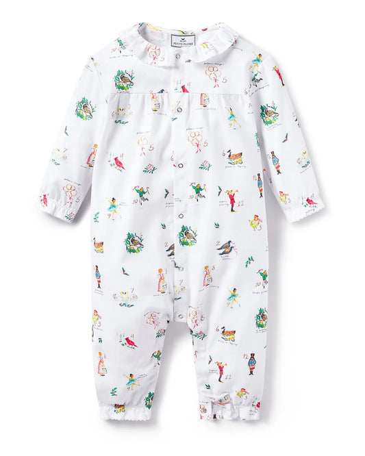 Petite Plume 12 Days of Christmas Madeline Romper