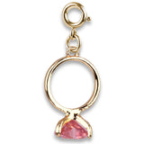 CHARM IT! Gold Heart Ring Charm