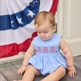 Smocked Apron Bubble- Flags