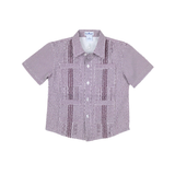 blueQuail Game Day Guayabera - Maroon