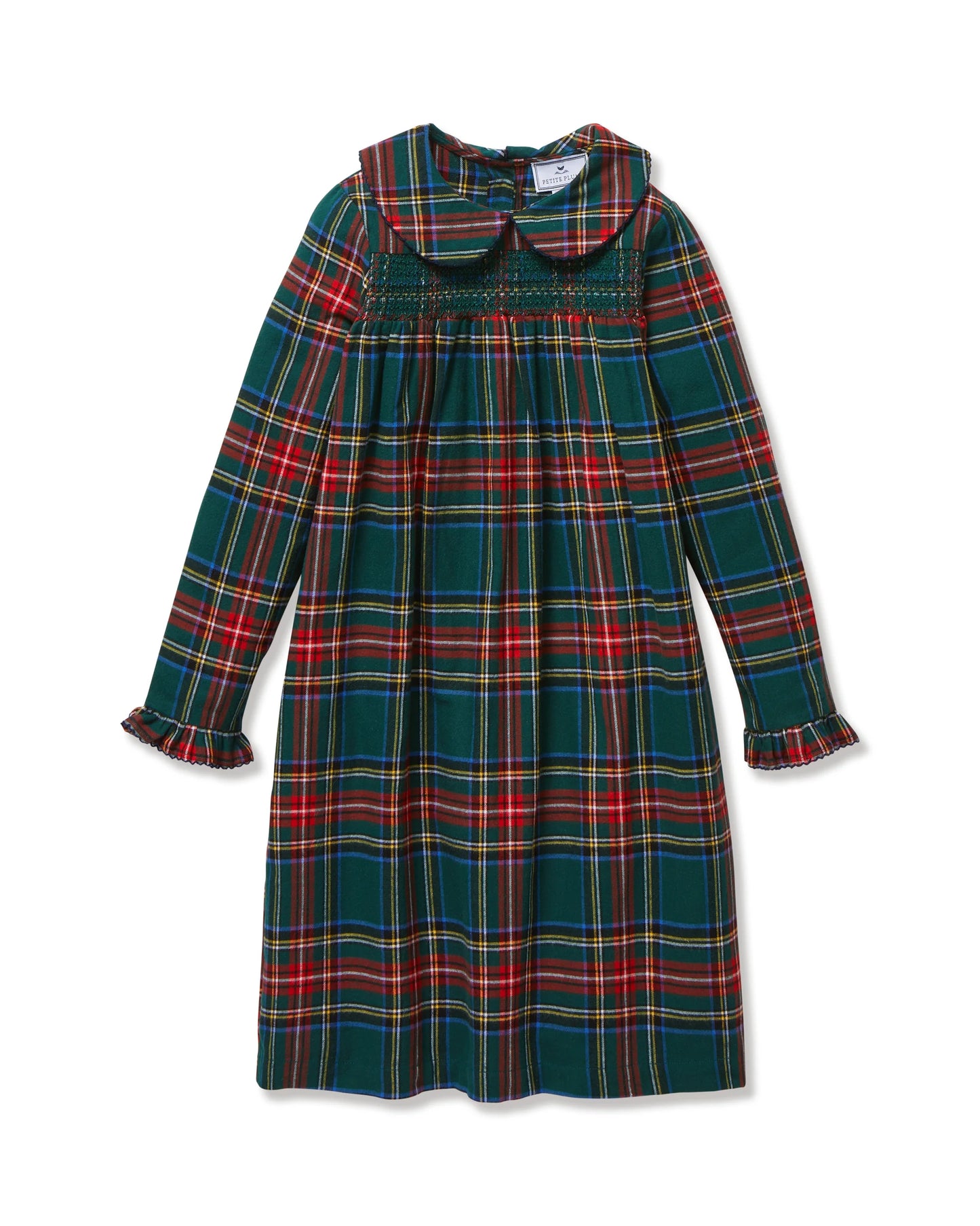 Petite Plume Kensington Tartan Brushed Twill Eloise Children's Nightgown