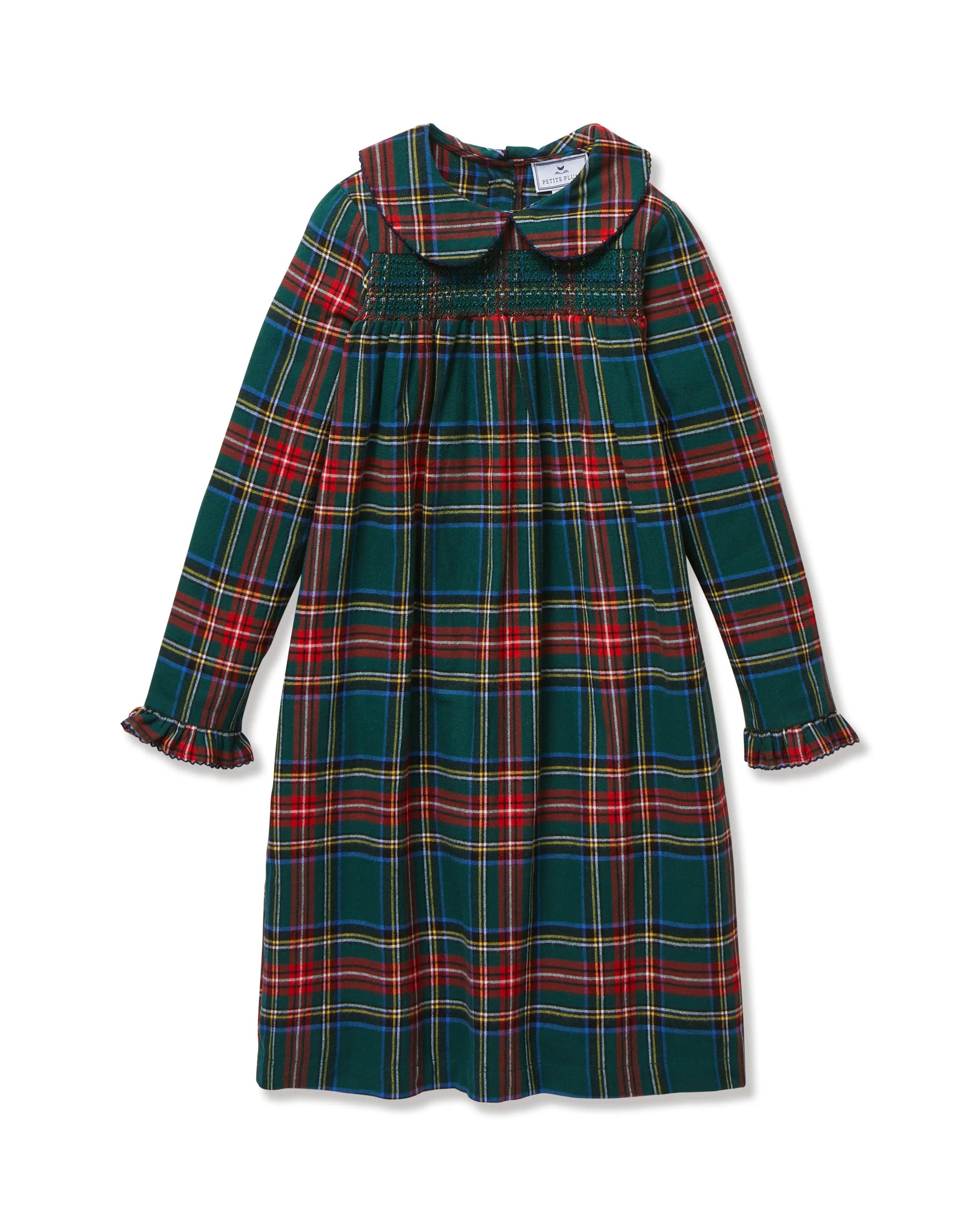 Petite Plume Kensington Tartan Brushed Twill Eloise Children's Nightgown