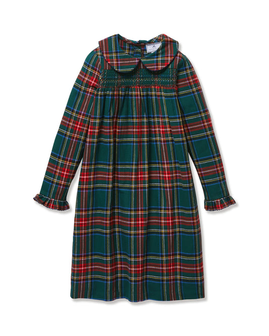 Petite Plume Kensington Tartan Brushed Twill Eloise Children's Nightgown