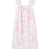Petite Plume Pink Timeless Toile Clara Nightgown