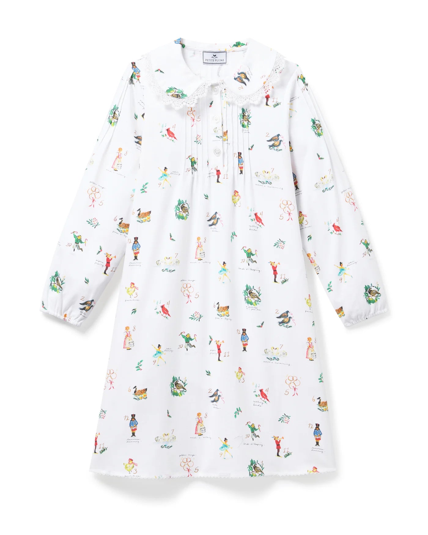 Petite Plume 12 Days of Christmas Twill Lola Nightgown