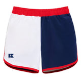 Courtside Kids Red, White, and Navy Block Retro Super Short