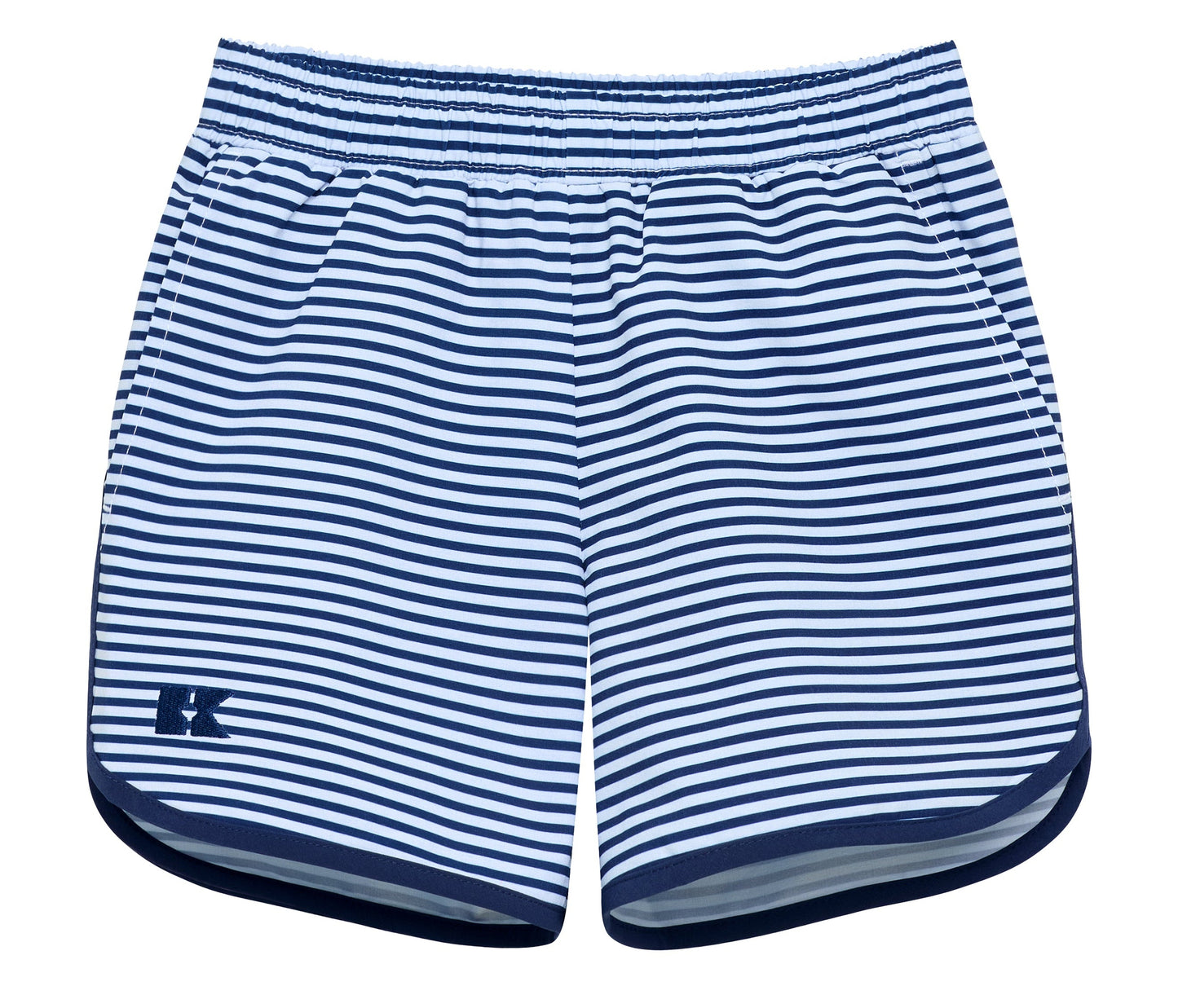 Courtside Kids Navy Thin Stripe Retro Super Short